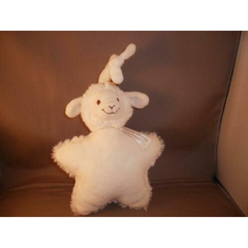 happy horse schaap wit muziekdoos/speeldoos wit velours en h