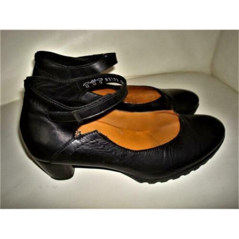 Think prachtige leren band schoenen maat 39 Zwart