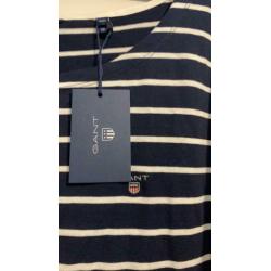 Gant jurk donkerblauw streep XXL *nieuw*