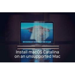MacOS Catalina 10.15.3 op niet ondersteunde Mac via 16GB USB