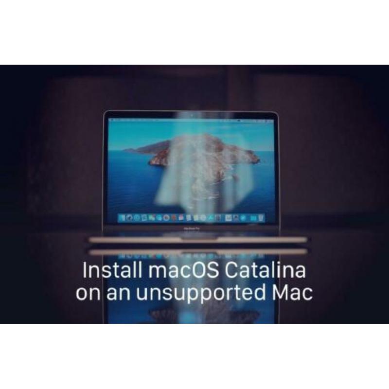 MacOS Catalina 10.15.3 op niet ondersteunde Mac via 16GB USB