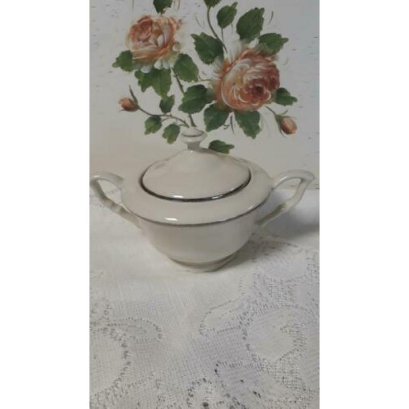 Oude brocante suikerpot van R.F.H Czechoslovakia