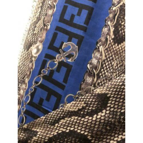 Fendi sjaal slangenprint NIEUW