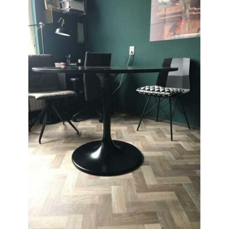 Ronde eettafel Ikea docksta