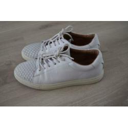 DWRS witte leren schoenen maat 37