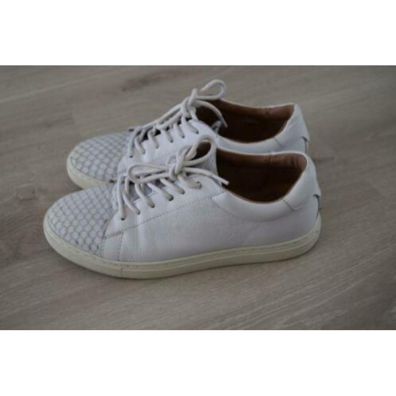 DWRS witte leren schoenen maat 37