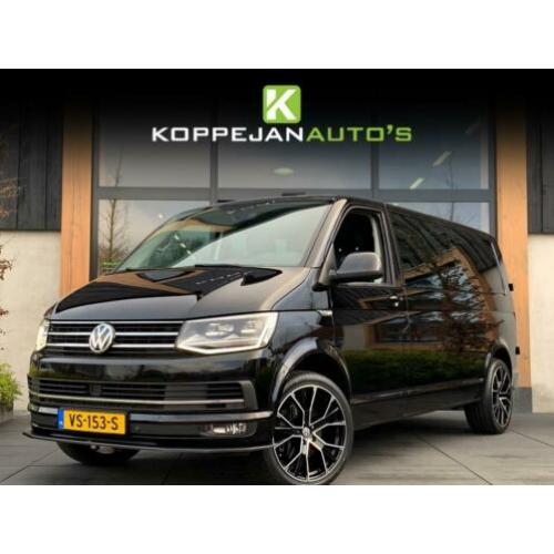 Volkswagen Transporter 2.0TDI 204PK DSG-7 LANG DC ZWART LED/