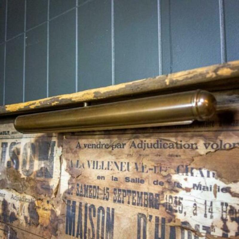 Brocante Antiek 1945 Na-Oorlogs Makelaars Bord Huizenmarkt