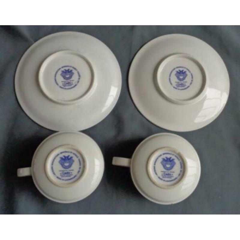 VILLEROY & BOCH CADIZ 2x thee kop en schotel H5,5xO9cm 20cl