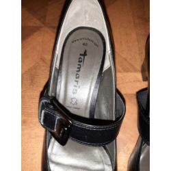 Tamaris leren schoenen pumps maat 40 zwart Nieuw