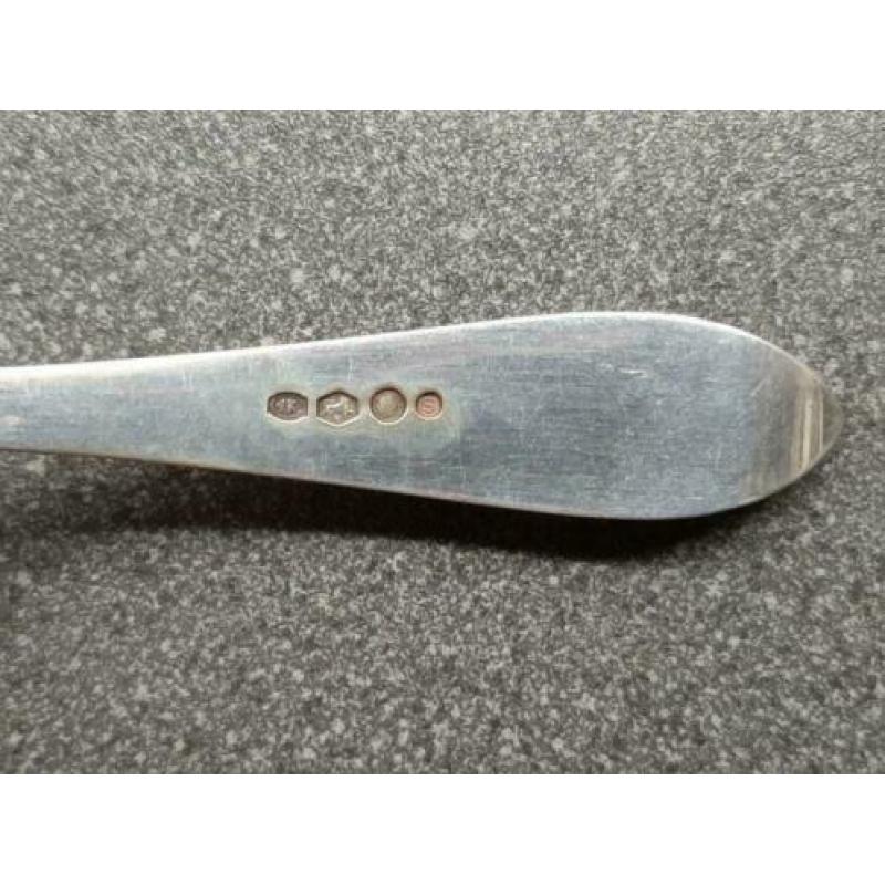 zilver Jus lepel - 17 cm / weegt 49 gram - 2e geh. 835