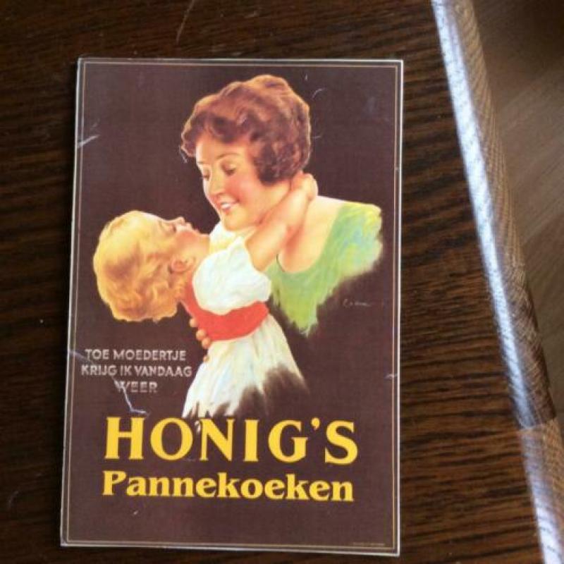 Vier oude reclame items