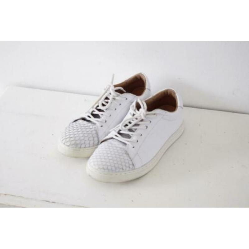 DWRS witte leren schoenen maat 37