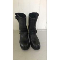 Sancho zwarte leren biker boots maat 36