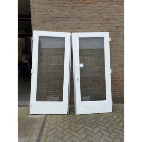 Deuren hout met glas