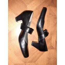 Tamaris leren schoenen pumps maat 40 zwart Nieuw