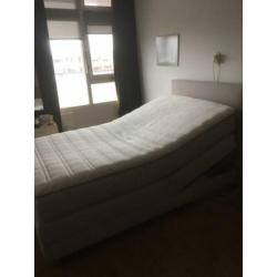 Luxe elektrische boxspring ROCK (120 x200) met topper