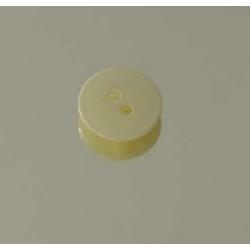 Vintage kunststof knoop nr L452 creme parelmoer effect