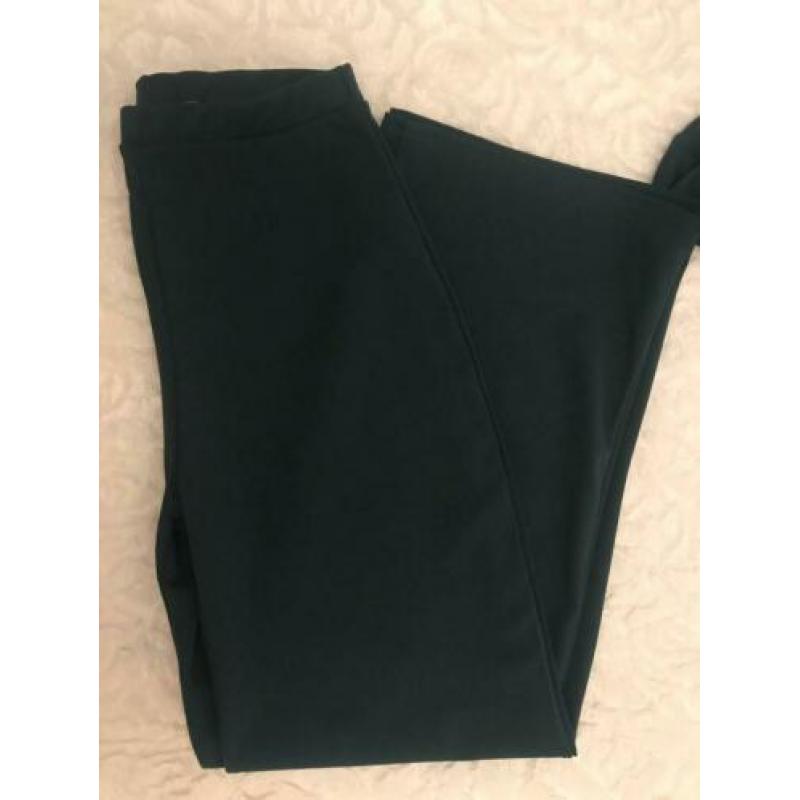 Donker groenepak broek 34 blazer 36