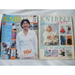 3 knipmodes en 2 knippies en libelle patronenblad