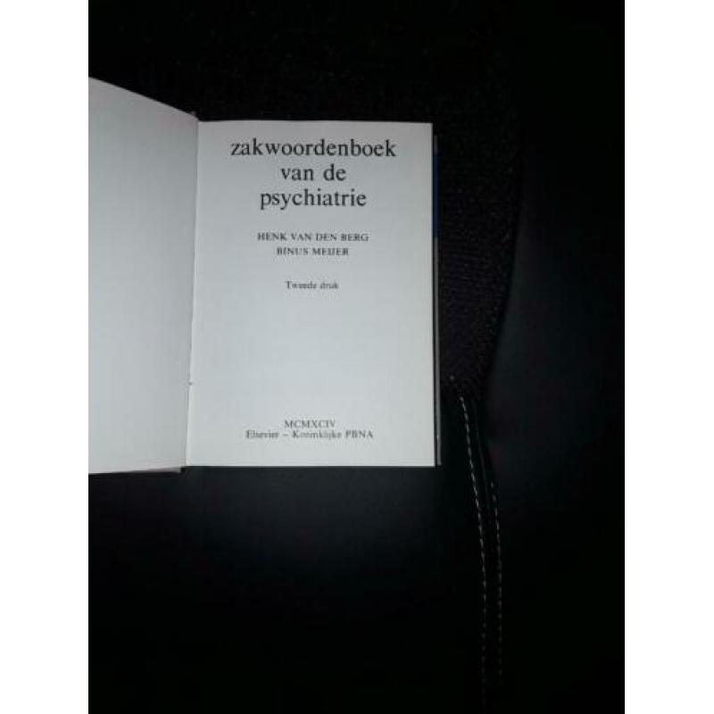 zakwoordenboek der Psychiatrie