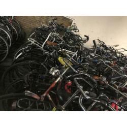 Partij oma fietsen
