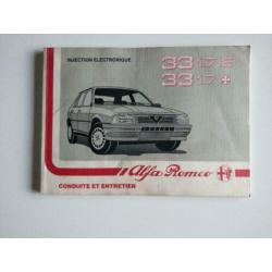 Instruktieboekjes Alfa Romeo 33 + Sportwagon