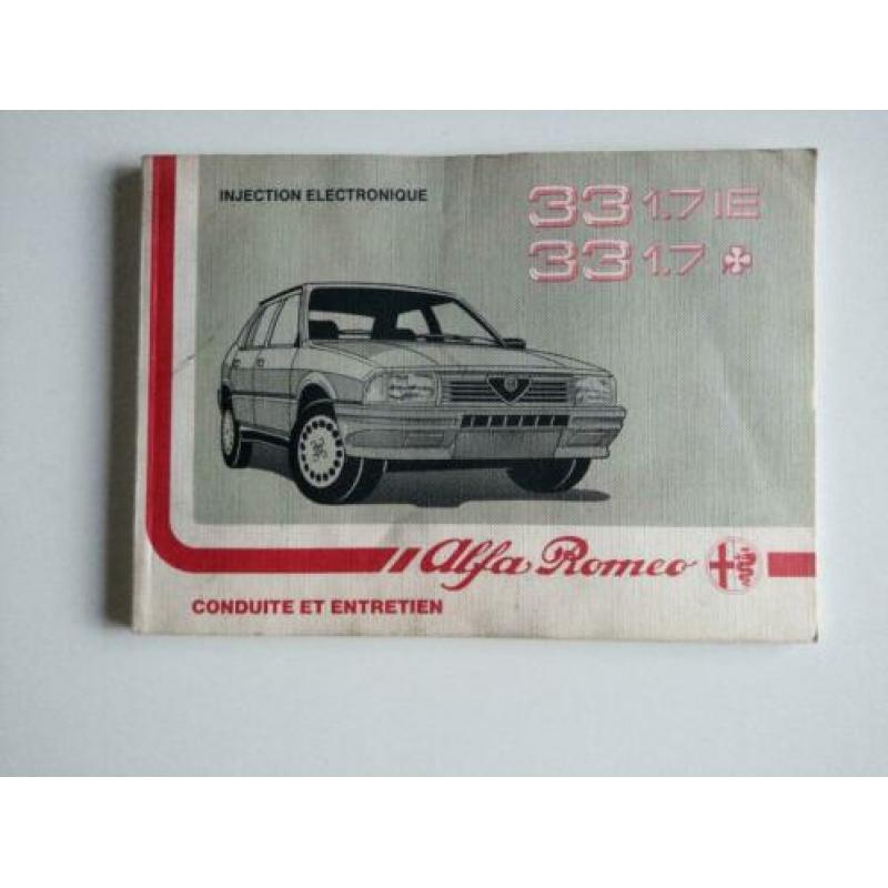 Instruktieboekjes Alfa Romeo 33 + Sportwagon