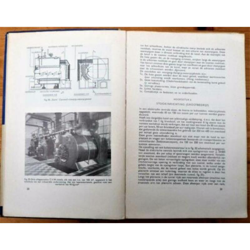 studieboek 1957 calorische werktuigen ketels stoom pompen.