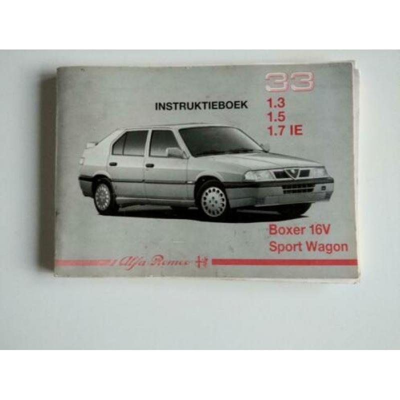 Instruktieboekjes Alfa Romeo 33 + Sportwagon