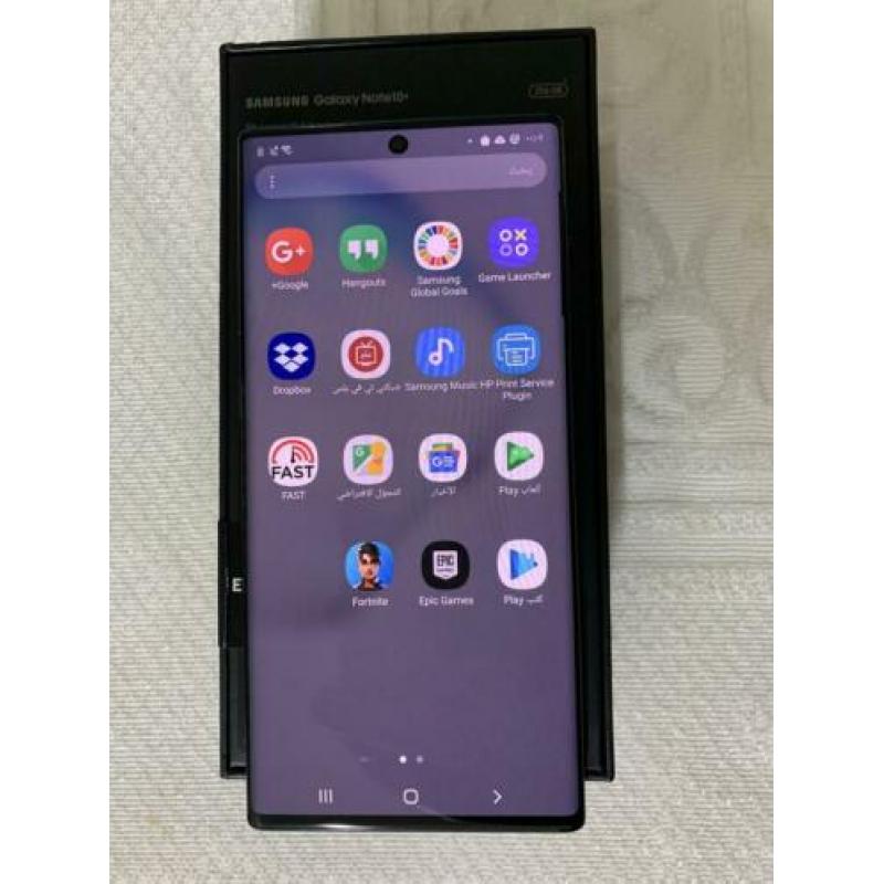 Samsung galaxy Note 10 Plus Swart 256GB