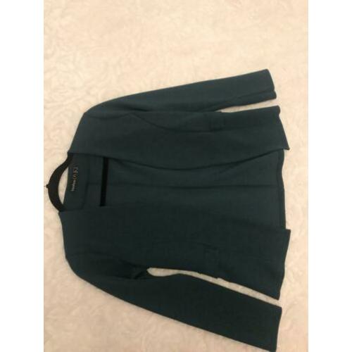 Donker groenepak broek 34 blazer 36