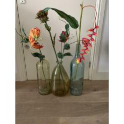 Nep tropisch bloemen