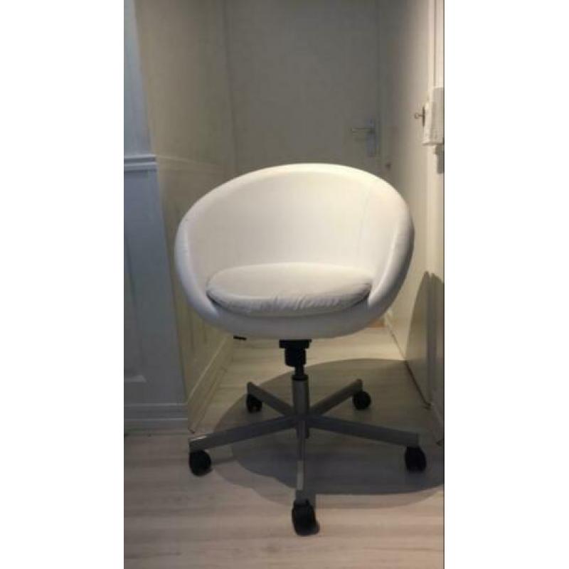 Ikea Skruvsta bureaustoel wit