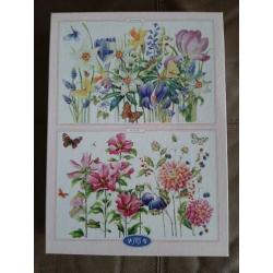 legpuzzels, bloemen, zie foto's