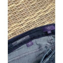 NYDJ spijkerbroek jeans maat 12 = 42/44 Sheri Slim ZGAN