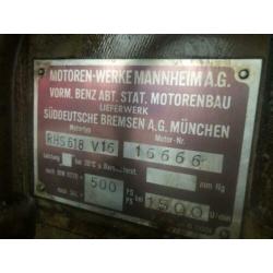 MWM RHS 618 V 16 AvK 425 kVA generatorset