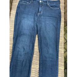 NYDJ spijkerbroek jeans maat 12 = 42/44 Sheri Slim ZGAN
