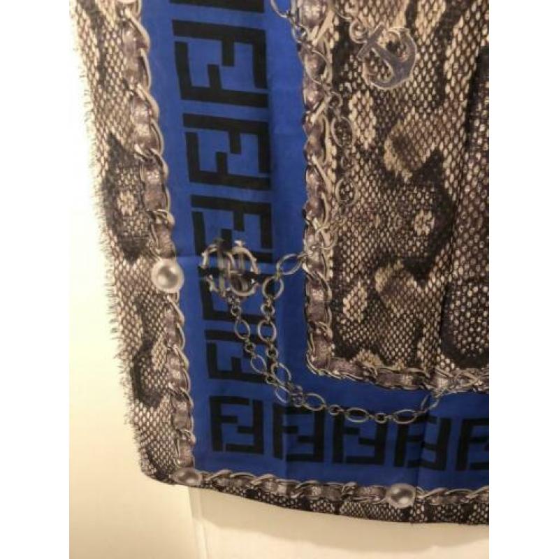 Fendi sjaal slangenprint NIEUW