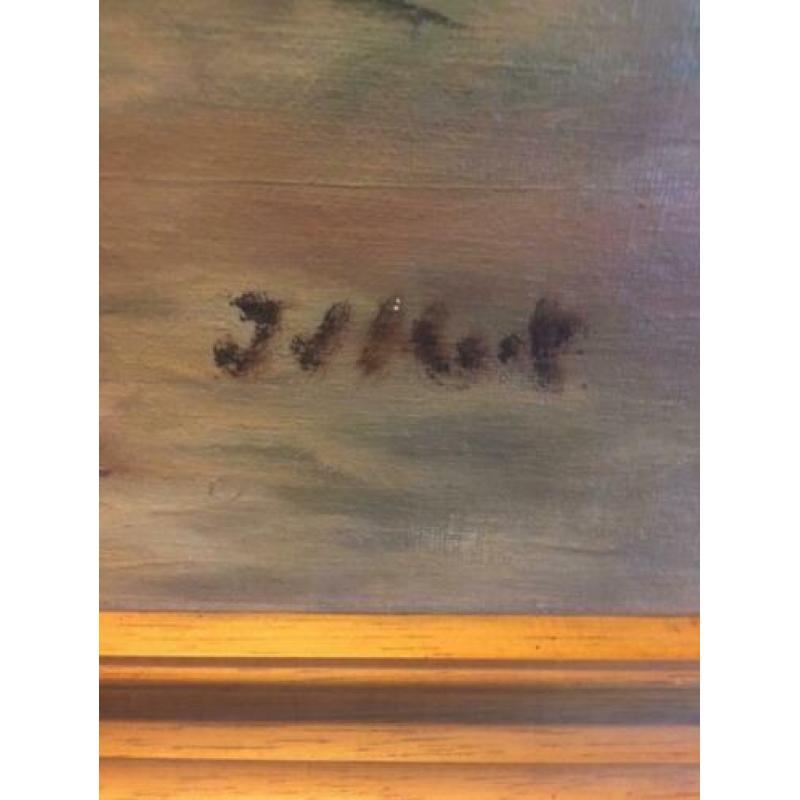 Bloemen schilderij 2 stuks