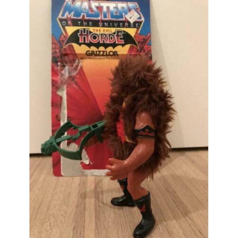 He-Man & MOTU, Grizzlor compleet + originele card back