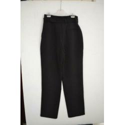 Samsoe & samsoe. Zwarte geweven broek met hoge taille L