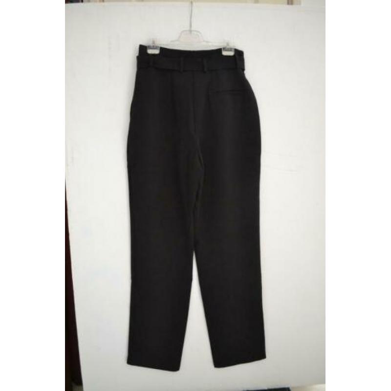 Samsoe & samsoe. Zwarte geweven broek met hoge taille L