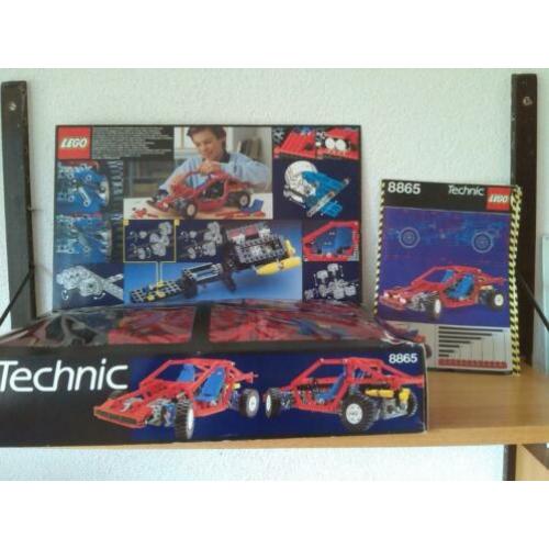 Lego Technic 8865 Test Car compleet, vintage set uit 1988