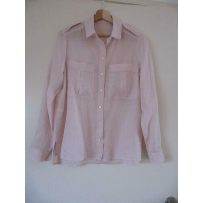 Mooie pastelroze blouse maat 36