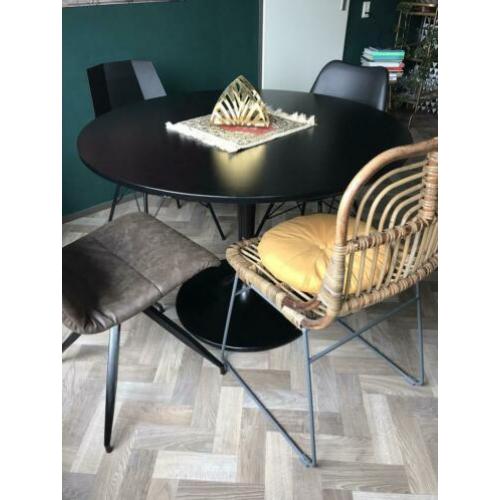 Ronde eettafel Ikea docksta