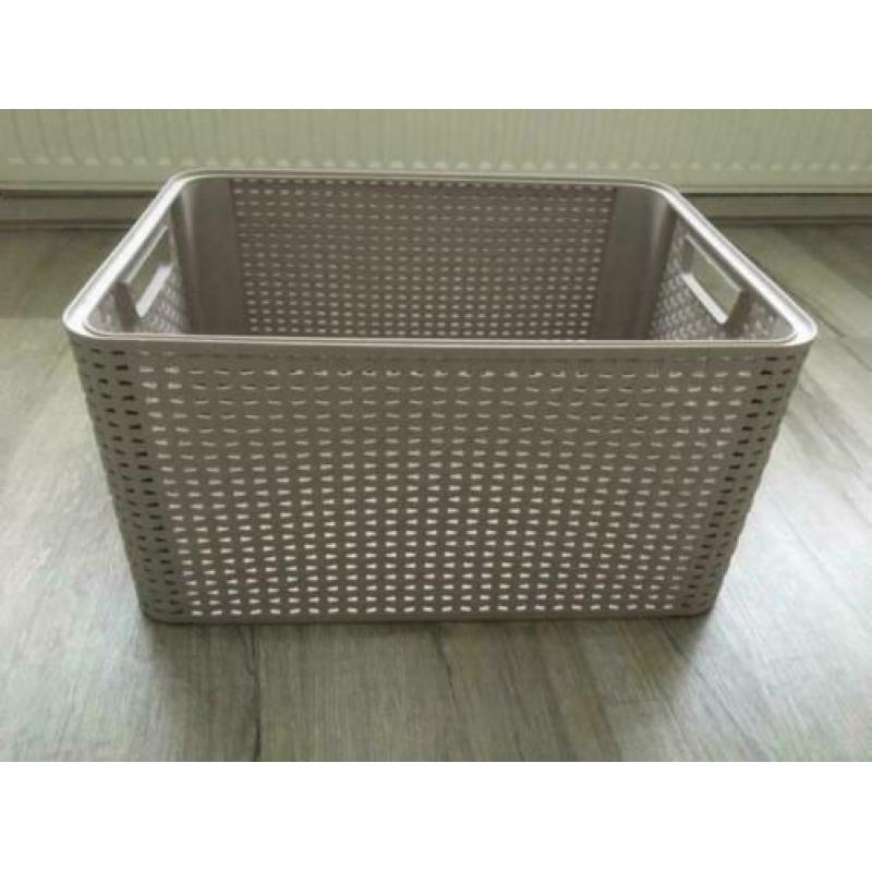 Curver style mand, taupe maat L, wasmand