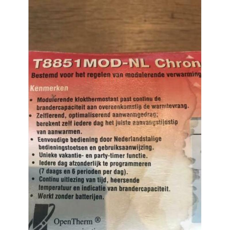 Honeywell T8851MOD-NL klok thermostaat