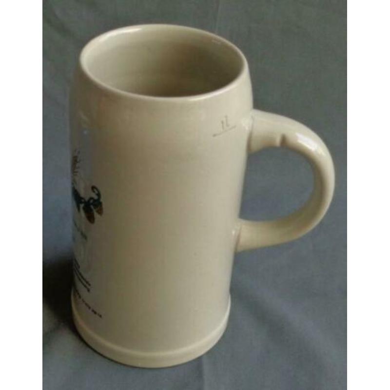 BRAND BIER jaarpul 1973 bierpul pul H19xO11cm 1L year cerami