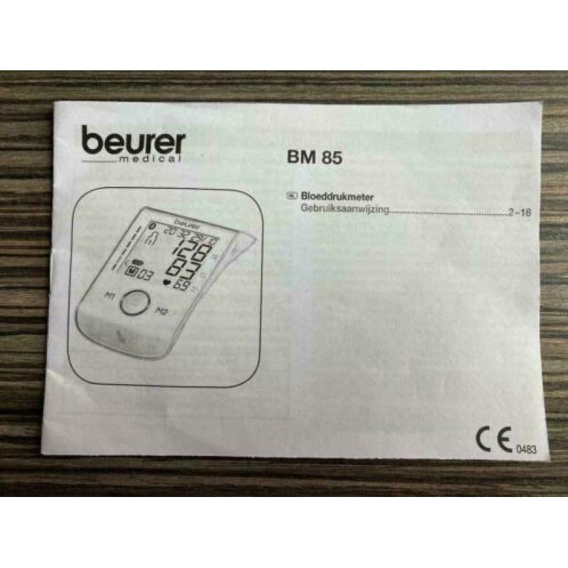 Beurer BM85 - Bloeddrukmeter bovenarm - XL display - Bluetoo